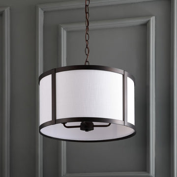 Thatcher 17" Metal LED Pendant Light - JONATHAN Y